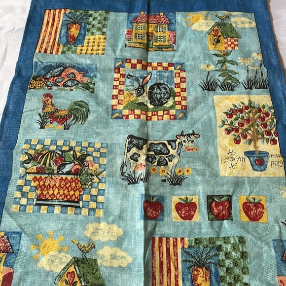 Irish linen kitchen towel New England by Ulster Weavers country pattern - Picture 2 of 9